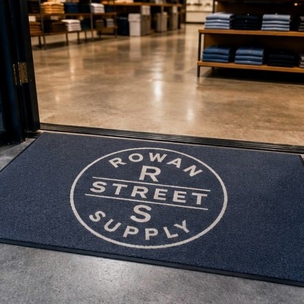 Customized rugs for retail storefronts