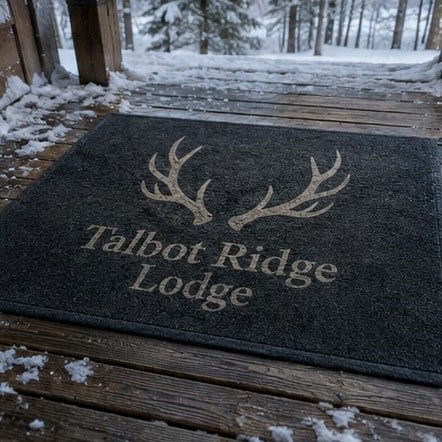 Rugs with logo printing